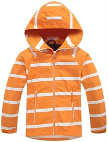 img 2 attached to Girls' Windbreaker Fleece Waterproof Jacket: Stylish Boys' Clothing for Jackets & Coats