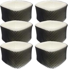 img 4 attached to High-Quality Replacement Humidifier Filters - 6-Pack Compatible with 🔍 Holmes HWF62, HWF62CS, Filter A, and Sunbeam Cool Mist Humidifiers