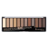 rimmel magnif'eyes eyeshadow palette - 001 nude edition: discover the ultimate eye makeup palette! logo