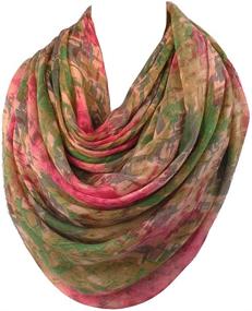 img 1 attached to 🧣 Sibalasi- Multi-Color Cotton Voile Scarf Shawl Scarves for Beachwear and Wrap