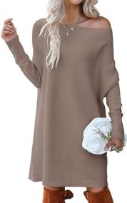 img 4 attached to ANRABESS Batwing Shoulder Oversized 418Kaqi M Women's Clothing for Dresses