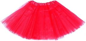 img 3 attached to 🩰 Anleolife Ballet Birthday Dress Skirts - Girls' Clothing for Skirts and Skorts