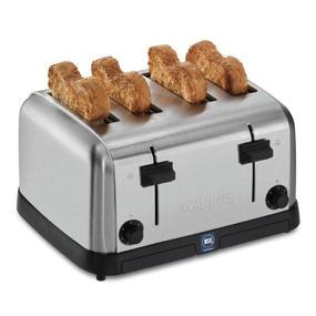 img 3 attached to Waring Commercial Medium Duty Pop-Up Toaster, Brushed Chrome, 4-Slice, 120V, 5-15 Phase Plug