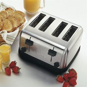 img 1 attached to Waring Commercial Medium Duty Pop-Up Toaster, Brushed Chrome, 4-Slice, 120V, 5-15 Phase Plug