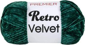 img 1 attached to Emerald Retro Velvet Yarn by Premier Yarns