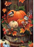 fantasy pumpkin thanksgiving halloween diy diamond painting kit - full drill 5d crystal rhinestone paint dots cross stitch arts craft for home room wall decor - 12x16in - adults kids logo