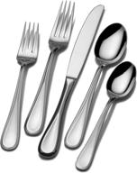 🍴 mikasa bravo 65-piece stainless steel flatware set: premium quality for service of 12! logo