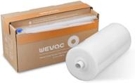 🥫 wevac 11" x 150' food vacuum sealer rolls with cutter - bpa free, commercial grade, ideal for food saver, storage, meal prep, and sous vide логотип