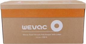 img 1 attached to 🥫 Wevac 11" x 150' Food Vacuum Sealer Rolls with Cutter - BPA Free, Commercial Grade, Ideal for Food Saver, Storage, Meal Prep, and Sous Vide