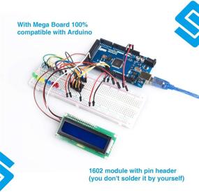 img 2 attached to 🔆 SunFounder Mega2560 R3 Пакет: Ультимативный стартовый набор Arduino с платой Mega2560, Nano и 40 инструкциями включено