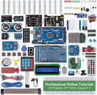 🔆 sunfounder mega2560 r3 пакет: ультимативный стартовый набор arduino с платой mega2560, nano и 40 инструкциями включено логотип