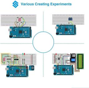 img 1 attached to 🔆 SunFounder Mega2560 R3 Пакет: Ультимативный стартовый набор Arduino с платой Mega2560, Nano и 40 инструкциями включено