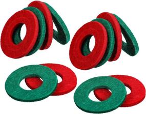 img 2 attached to 🔋 12-Piece Battery Terminal Anti-Corrosion Washers - Fiber Battery Terminal Protectors (6 Red, 6 Green)