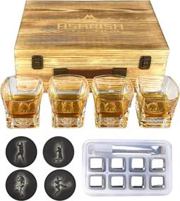 img 4 attached to 🥃 Reusable Personalized Whiskey Glass Coasters for Enhanced SEO