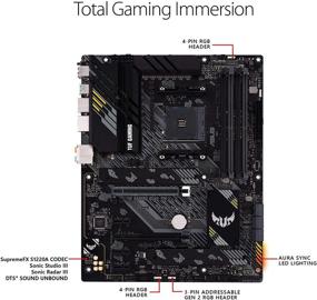 img 3 attached to 🎮 ASUS TUF Gaming B550-PRO AMD AM4(Ryzen 5000/3000) ATX Gaming Motherboard - PCIe 4.0, 12+2 Power Stages, 2.5Gb LAN, USB 3.2 Gen 2 Type-C, Front USB Type-C, BIOS Flashback, Addressable Gen 2 RGB Header