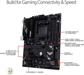 img 1 attached to 🎮 ASUS TUF Gaming B550-PRO AMD AM4(Ryzen 5000/3000) ATX Gaming Motherboard - PCIe 4.0, 12+2 Power Stages, 2.5Gb LAN, USB 3.2 Gen 2 Type-C, Front USB Type-C, BIOS Flashback, Addressable Gen 2 RGB Header