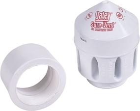 img 1 attached to 🚰 Oatey 39220 Sure-Vent 160 DFU SCH. 40 PVC Adapter AAV, 2-Inch x 3-Inch