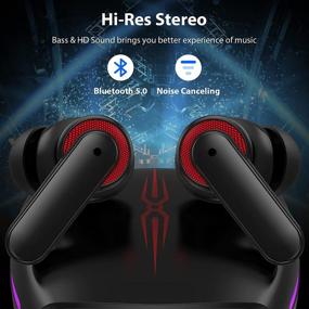 img 2 attached to 🎧 TWS Wireless Earbuds for iPhone 13 Pro Max, Jiunai Bluetooth 5.0 True Stereo Bass Headphones USB C Charge Case Mic Noise Reduction Touch Control for Samsung Galaxy S21 S20 FE Note 20 iPad Mini Google Pixel 5