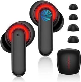img 4 attached to 🎧 TWS Wireless Earbuds for iPhone 13 Pro Max, Jiunai Bluetooth 5.0 True Stereo Bass Headphones USB C Charge Case Mic Noise Reduction Touch Control for Samsung Galaxy S21 S20 FE Note 20 iPad Mini Google Pixel 5