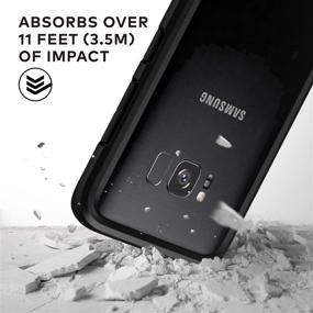 img 2 attached to RhinoShield CrashGuard Bumper Case for Galaxy S8 - 🦏 Military Grade Drop Protection, Slim Design, Scratch Resistant - Black