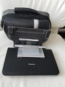 img 2 attached to 📀 Panasonic DVD-LS850 Portable DVD Player: 8.5" Diagonal Widescreen LCD, Deluxe Version with Carry Case, Car Headrest Bracket, DC Adapter & 6-Hour Battery