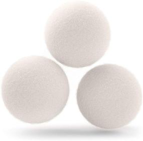 img 4 attached to 🧺 Get Wrinkle-free, Lint-free & Snuggle Soft Laundry with Cosy House Collection Wool Dryer Balls (3 Pack) - Natural, Reusable & Eco-Conscious Fabric Softener to Reduce Drying Times