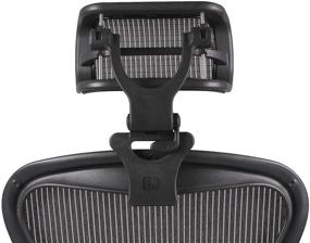 img 4 attached to 🪑 Herman Miller Aeron Chair H4 Carbon - Genuine Headrest | Compatible with Classic Aeron Chair 2016 and Earlier Models | Mesh & Colors Match | Headrest ONLY - Chair Not Included