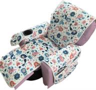 👧 rbsc home kids recliner chair cover - waterproof & antislip 14 inch cover for girls' recliners logo