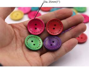 img 1 attached to Mahaohao Sewing Buttons Scrapbooking Colorful