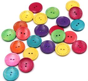 img 2 attached to Mahaohao Sewing Buttons Scrapbooking Colorful