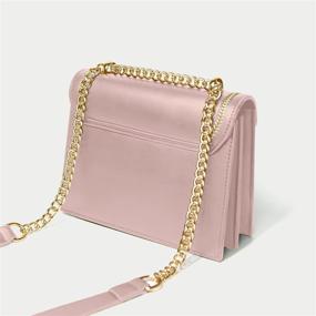 img 3 attached to Stylish Small Crossbody Shoulder Bag with Metal Hardware for Women's Handbags & Wallets