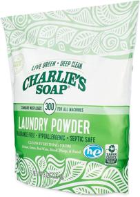 img 2 attached to Charlie's Soap Laundry Powder (300 Loads, 2 Pack): Hypoallergenic Eco-Friendly Detergent for Deep Cleaning