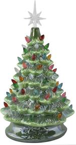 img 4 attached to 🎄 Forever Green Pearlized Ceramic Tree: Enhance Your Christmas with Multi-Colored Lights and OPÚRTUNITIES