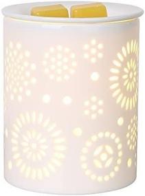 img 3 attached to 🌻 COOSA Electric Wax Melter: Sunflower Pattern Ceramic Candle Warmer and Fragrance Burner – Decorative Aroma Lamp for Home and Office, Perfect Gift