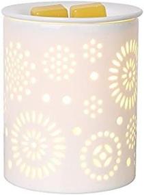 img 4 attached to 🌻 COOSA Electric Wax Melter: Sunflower Pattern Ceramic Candle Warmer and Fragrance Burner – Decorative Aroma Lamp for Home and Office, Perfect Gift