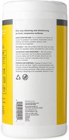 img 3 attached to CleanWell Botanical Lemon Disinfecting Wipes - 80 Count (1 PK) | Kills 99.9% of Household Germs, Plant-Derived | No-Rinse Antibacterial Cleaner | Multi-Surface, Family Friendly, Cruelty Free