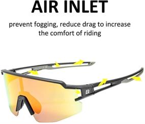img 1 attached to 🚴 Enhance Your Cycling Experience with ROCKBROS Polarized Sunglasses: Stylish and Protective Men's Accessories
