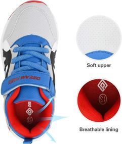 img 2 attached to DREAM PAIRS Kids Athletic Sneakers, Ideal for Tennis and Running, Sports Shoes