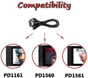 img 3 attached to 🔌 Оптимизированный кабель GAOMON 3-в-1: HDMI, USB и Power совмещены для планшетного монитора PD1560.