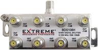 🔀 extreme bds108h: unleash ultimate performance with our 8-way balanced hd digital 1ghz coax cable splitter logo