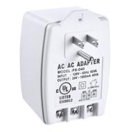 🔌 ul listed 24vac plug-in transformer with ptc fuse, 40 va ac compatible for ring nest doorbell логотип