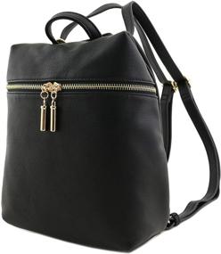 img 4 attached to Small Versatile Crossbody Backpack Black