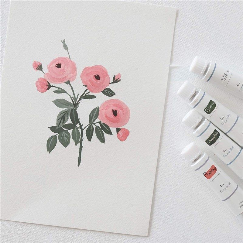🎨 SUI Gouache Sets: Adorable Pastel Color 12 Watercolor…