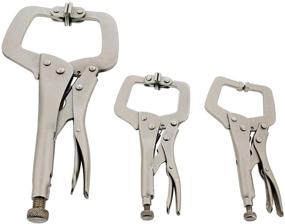 img 4 attached to 🔧 Versatile 3 Piece Woodworking Welding Locking Clamps - A Must-Have for Any Workshop