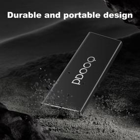 img 3 attached to PDOOQ External SSD - Portable Solid State Drive, Ultra-Slim USB 3.1 Type-C, Read Speed up to 500MB/s, Write Speed up to 450MB/s
