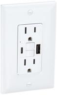 💡розетка legrand radiant white usb gfci, 15 ампер, с защитой от замыкания, самодиагностика, тип a/c - модель 1597trusbacw логотип