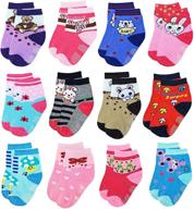 rative rg-72100: non-skid slipper socks for baby toddler kids girls - enhanced safety and grip logo