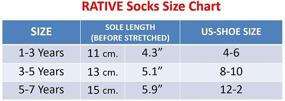 img 3 attached to RATIVE RG-72100: Non-Skid Slipper Socks for Baby Toddler Kids Girls - Enhanced Safety and Grip