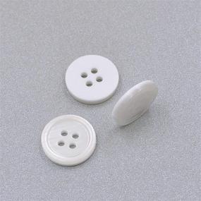 img 1 attached to Leekayer 12 5Mm Buttons Imitation Uniform