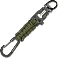 π§ versatile 5-in-1 paracord keychain: ideal for camping, fishing, hunting & outdoor emergencies, complete survival kit with paracord, emergency whistle, flint rod, cutting tool & key ring logo